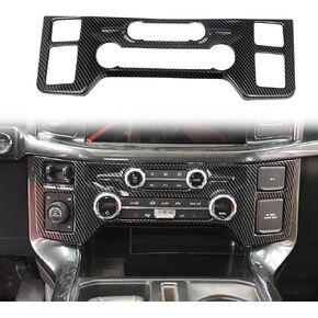 Carbon Fiber Central Control Panel Cover Tirm for Ford F150 2021+(Navigation Screen)
