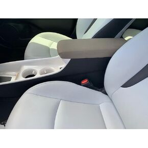 Auto Console Covers- Fits The Toyota Prius Prime, 3 & 4 LE, XLE 2016-2022 Center Console Armrest Lid Cover Waterproof Neoprene Fabric- Black
