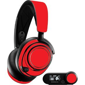 MightySkins Skin Compatible with SteelSeries Arctis Nova Pro - Solid Red | Protective, Durable, and Unique Vinyl Decal wrap Cover | Easy to Apply, Remove, and Change Styles | Made in The USA