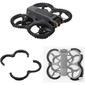 Propeller Guard Protector Accessories for DJI Avata 2, Fly Combo Protective Cover Ring, Prop Bumper Drone Anti-Collision Scratch-proof Protectionopters & Multirotors (Black)