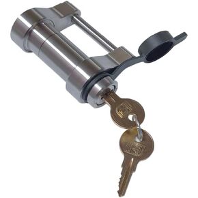 61112 | Trailer Latch Lock for Up to 1-5/8" Wide Trailer Coupler Latch - (11/16" Depth)