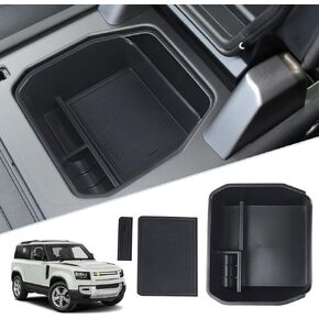 لـ 2020-2024 منظم وحدة التحكم المركزية Land Rover Defender 2020-2024 Defender Front Center Console منظم لملحقات Land Rover Defender 2020-2024 (أمامي)