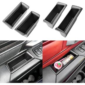 TACOBRO Door Handle Organizer Tray for Ram 1500 2019-2024 Accessories, 2020 2021 2022 2023 Ram 1500 truck Door Storage Box Pocket Insert on the 4 Door Side (4 Pcs)