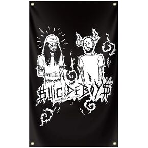 دائم المغني الهيب هوب الانتحار مغني الراب نسيج، 3x5 قدم مضحك نسيج الجدار تسليم المغني الفن ديكور المنزل نسيج للكلية النوم غرفة نوم غرفة المعيشة ديكورات المنزل in Kuwait