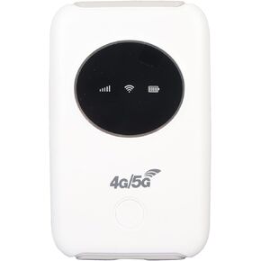 4G LTE Hotspot Router, 300Mbps Unlocked Mobile 5G Hotspot Device with SIM Card Slot, Portable 4G LTE USB Modem Router for Travel Up to 10 Users