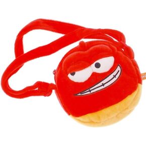 Cartoon Larva Red Doll Figure Mini Crossbody Bag for Kid Incredible Comic Show Larva