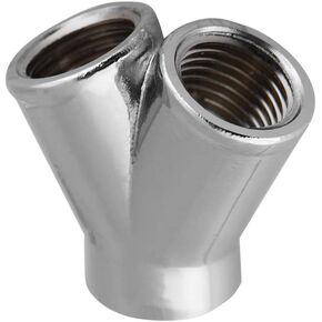 Water Cooling Fitting, G1/4" Female Thread 3 Way Y-splitter PC Liquid Cooling Fitting for Computer Accessories