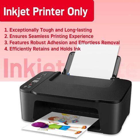 6 Sheets Printable Magnetic Sheets Non Adhesive 8.5x11 Inches Glossy Flexible Magnetic Printer Photo Paper for DIY Crafts,Fridge in Saudi Arabia