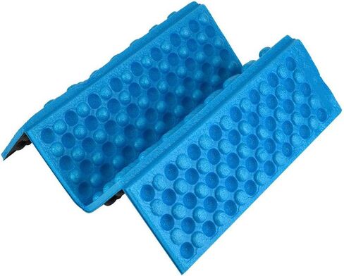 VGEBY1 Camping Mat, Outdoor Seat Foam Cushion Waterproof Seating Pads Folding Mat for Camping (Blue+Black) in Saudi Arabia