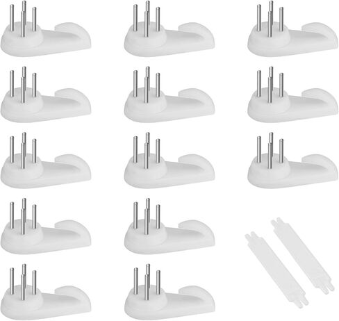 SAVITA 25pcs Concrete Wall Hooks, Invisible Nail Hangers No Damage Wall Picture Hangers Drywall Picture Hooks Non Trace Hanging Hooks Photo Frame Hangers (3cm, White) in Saudi Arabia