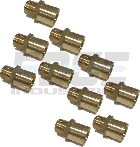 1 "معرف خرطوم إلى 1/2" ذكر NPT MNPT تركيب نحاسي مستقيم الوقود / الهواء / الماء / الزيت / الغاز / WOG (الكمية 1) in Kuwait