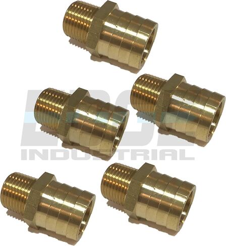 1 "معرف خرطوم إلى 1/2" ذكر NPT MNPT تركيب نحاسي مستقيم الوقود / الهواء / الماء / الزيت / الغاز / WOG (الكمية 1) in Kuwait