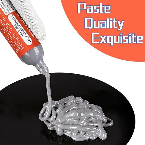 Sn42/Bi58 T4 معجون لحام خالٍ من الرصاص، غير نظيف، نقطة انصهار 138 درجة مئوية (20 جم) in Kuwait