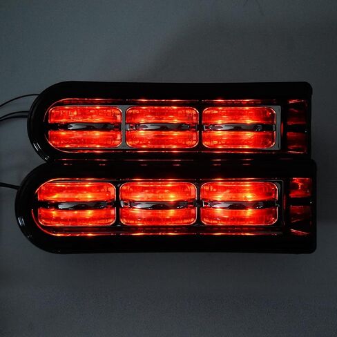 HDBUBALUS Rear Saddlebag Accent LED Insert Filler Support Tail Brake Light Fit for Harley Touring FLHTCU/L Electra Glide FLHT/L Road Glide FLTRUSE CVO FLHR Road King 2014-2020 (Black) in Saudi Arabia