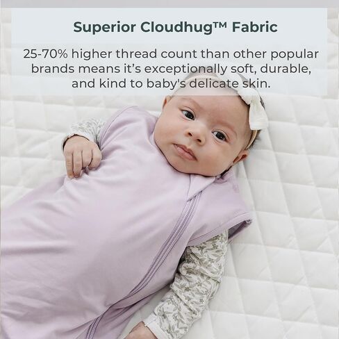 Sleep Sack 0.5 Tog 0-6 Months Rayon made from Bamboo Baby Sleeping Bag, Wearable Blanket, Small in Saudi Arabia