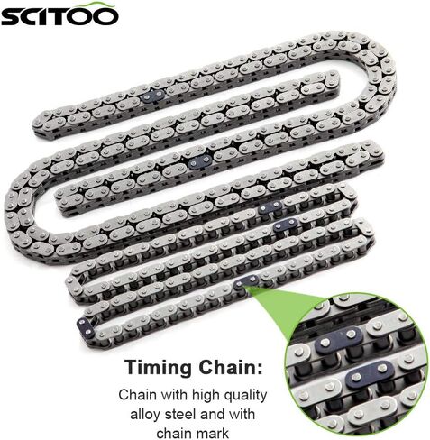 SCITOO NAPA90387S Engine Timing Chain Kit Sets Replaces for Lincoln for ford for Mercury Aviator Mustang Marauder 4.6L in Saudi Arabia