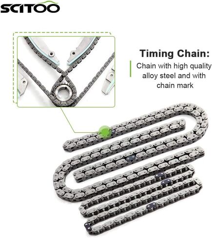 SCITOO NAPA90387S Engine Timing Chain Kit Sets Replaces for Lincoln for ford for Mercury Aviator Mustang Marauder 4.6L in Saudi Arabia