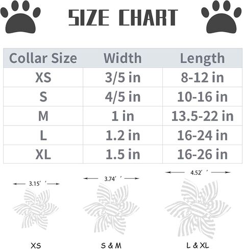 Lionet Paws Design Dogs Collar Cute Flower Sailor Bow Dog Collars for Girl Female Medium Large Dogs with Summer Floral L in Saudi Arabia