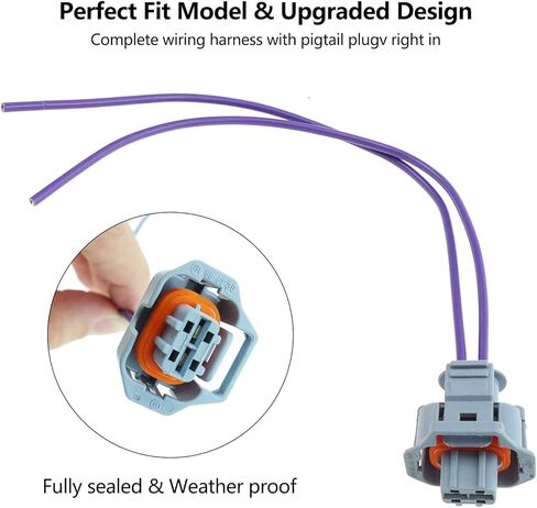 مستشعر سائل تبريد المحرك مناسب لسيارات Ford 6.0L / 6.4L Powerstroke 2003-2010، موصل مستشعر درجة حرارة الزيت لإصلاح الخنزير... in Kuwait