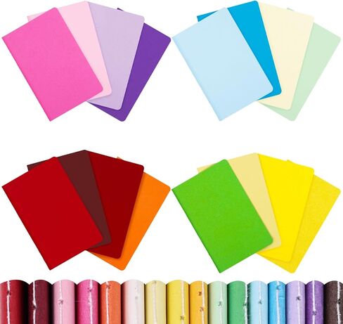 16PCS Pocket Notebooks, 3.5X5inch Small Pocket Journal Notepads with Lined Pages Mini Notebook for School Office Home Travel Gifts in Saudi Arabia