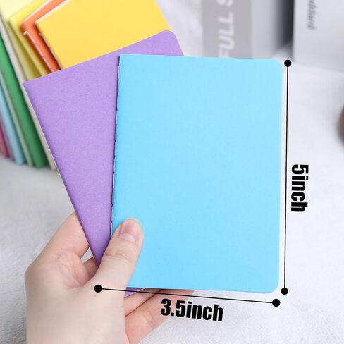 16PCS Pocket Notebooks, 3.5X5inch Small Pocket Journal Notepads with Lined Pages Mini Notebook for School Office Home Travel Gifts in Saudi Arabia