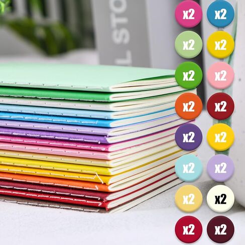 16PCS Pocket Notebooks, 3.5X5inch Small Pocket Journal Notepads with Lined Pages Mini Notebook for School Office Home Travel Gifts in Saudi Arabia