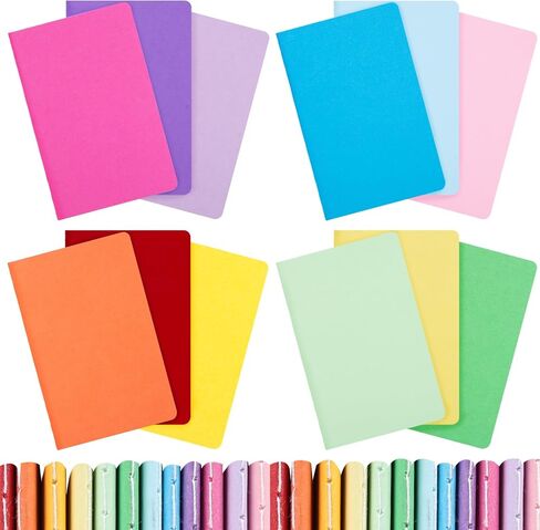 16PCS Pocket Notebooks, 3.5X5inch Small Pocket Journal Notepads with Lined Pages Mini Notebook for School Office Home Travel Gifts in Saudi Arabia