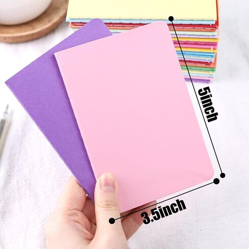 16PCS Pocket Notebooks, 3.5X5inch Small Pocket Journal Notepads with Lined Pages Mini Notebook for School Office Home Travel Gifts in Saudi Arabia