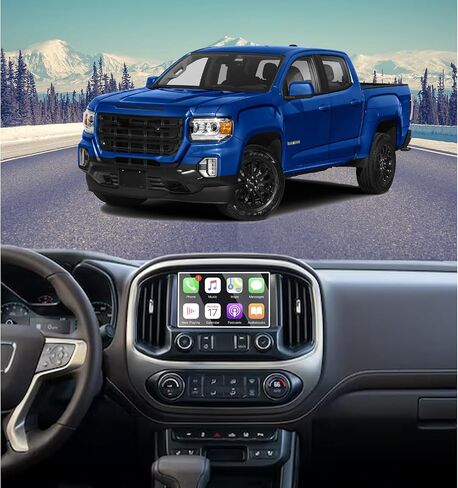 for 2015-2021 GMC Canyon 8 Inch Tempered Glass Screen Protector 2014-2019 Yukon Protective Film 2018-2023 Terrain Navigation Display System Accessories HD Clear Anti-Glare (Not for 7 Inch) in Saudi Arabia
