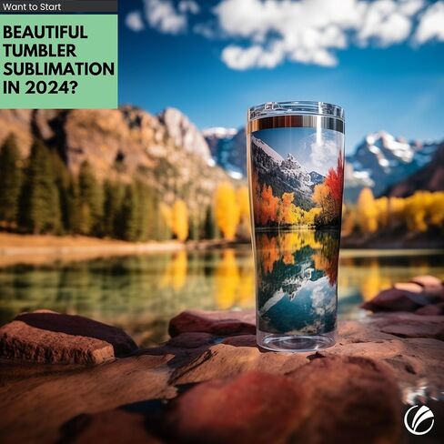 All-in-One Tumbler Sublimation Starter Kit Bundle - Heat Tape Dispenser, Heat Tapes, Gloves, Clamp, Shrink Sleeves, Bands, Cradle & More - Easy Sublimation for Blank Mugs and Tumblers in Saudi Arabia