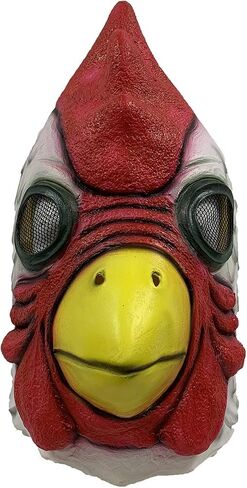 Rooster Cock Mask Full Head Props Cosplay Animal Latex mask for Halloween in Saudi Arabia