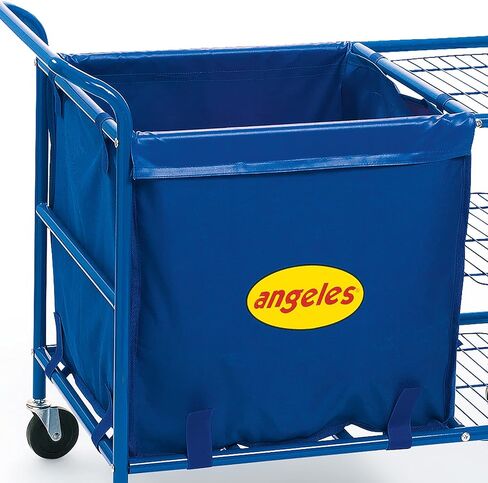 صندوق تخزين نايلون من أنجيليس لعربة الكرات، أزرق، AFB7900B، (تُباع عربة الكرات بشكل منفصل) صندوق بديل لمرحلة ما قبل المدرسة أو الرعاية النهارية لمعدات لعب الأطفال in Kuwait