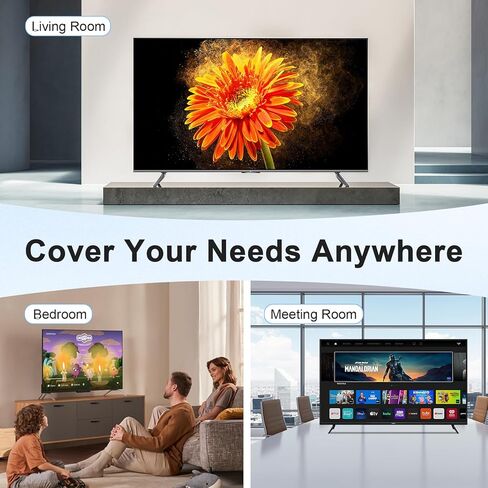 Pair of Replacement Legs for Samsung TV Stands - Compatible with Models BE50T, BE55T, UN50TU700DFXZA, LH50BETHLGFXGO, LH55BETHLGFXGO, UN55TU8200FXZA - No Drilling Needed in Saudi Arabia