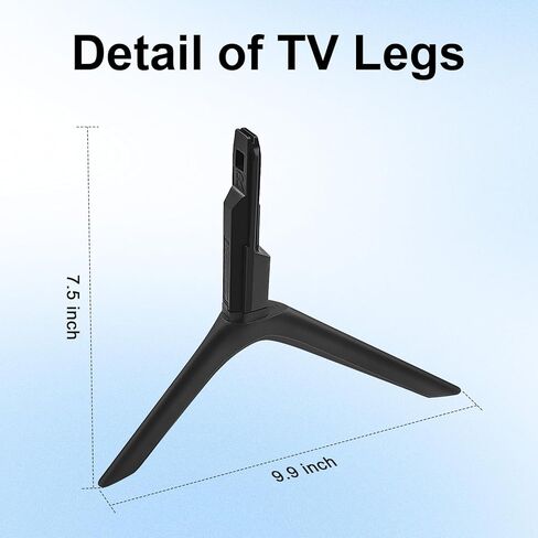 Pair of Replacement Legs for Samsung TV Stands - Compatible with Models BE50T, BE55T, UN50TU700DFXZA, LH50BETHLGFXGO, LH55BETHLGFXGO, UN55TU8200FXZA - No Drilling Needed in Saudi Arabia