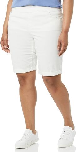 Gloria Vanderbilt Women's Plus Size Amanda Pull on Bermuda Short in Saudi Arabia
