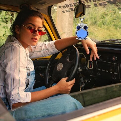 Rearview Mirror Car Charm Window Hanging Ornament Car Interior Rearview Mirror Pendant New Car Mirror Charms in Saudi Arabia