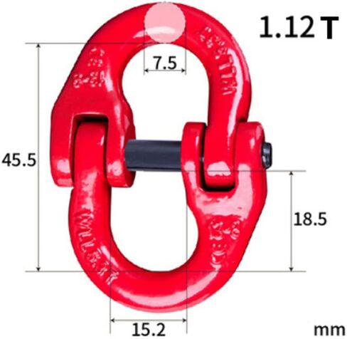 Hammerlock اقتران رابط مقطورة اقتران رابط Hammerlock رابط رابط المطرقة وصلات اقتران وصلة سلسلة أمان لرفع 2 طن مطرقة قفل سلسلة موصل 2 جهاز كمبيوتر شخصى 4400 رطل in Kuwait