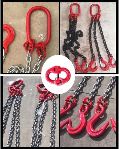 Hammerlock اقتران رابط مقطورة اقتران رابط Hammerlock رابط رابط المطرقة وصلات اقتران وصلة سلسلة أمان لرفع 2 طن مطرقة قفل سلسلة موصل 2 جهاز كمبيوتر شخصى 4400 رطل in Kuwait