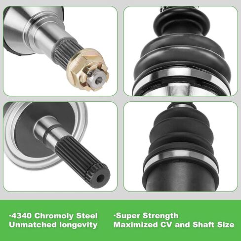 Front Right CV Axle Drive Shaft for Can Am Maverick 1000R DPS Turbo XRS, Maverick 1000R Turbo XDS 2015 2016/Max 1000R Turbo 2016 2017, Maverick XRS 1000R 2013 2014 2015 for 705401236 in Saudi Arabia
