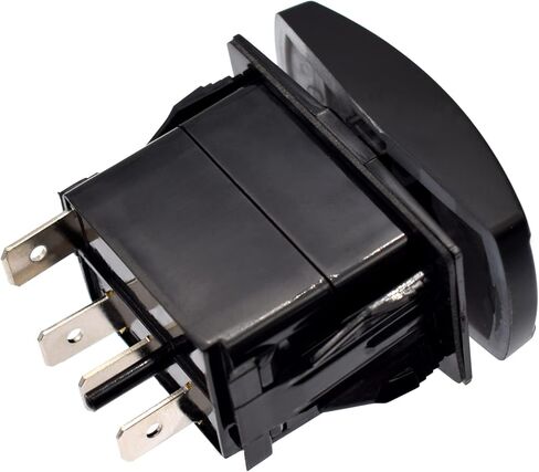 بدوره إشارة الروك التبديل الوامض مع المتعري الأخضر LED تشغيل / إيقاف / تشغيل ATV UTV عدة متوافقة مع RV مركبة على الطرق الوعرة بيك اب جرار قارب دراجة نارية 4Pin IP67 مفتاح داخلي للمحرك العالمي in Kuwait