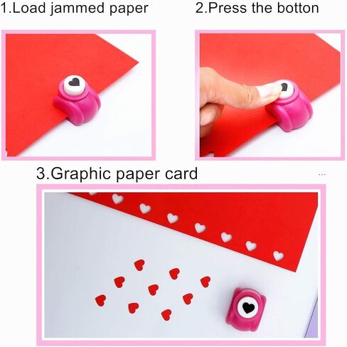5pcs Craft Hole Punch Shapes Set,Paper Puncher for Kids,Single Crafting Scrapbook Punches,Star,Butterfly,Leaf,Christmas Tree.etc.(Random Shape Will be provided) in Saudi Arabia