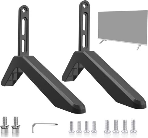 TV Stand, TV Base Pedestal Feet,Drsn TV Stand Mount Legs for Televisions with Mounting Holes Distance 5.5cm or Within 4.5cm, Distance Between Top Mounting Hole and Edge 8cm in Kuwait