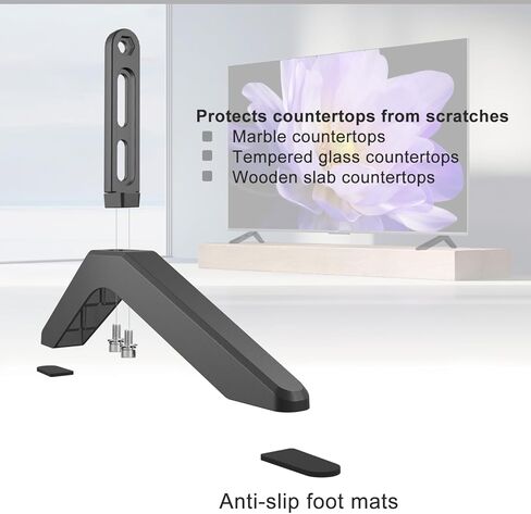 TV Stand, TV Base Pedestal Feet,Drsn TV Stand Mount Legs for Televisions with Mounting Holes Distance 5.5cm or Within 4.5cm, Distance Between Top Mounting Hole and Edge 8cm in Kuwait