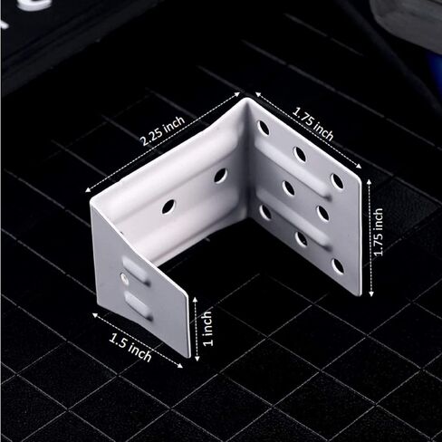 Jetec 4 Pieces Blind Center Support Bracket Blind Brackets for High Profile White Blinds Headrail Brackets Mini Brackets for Window Blinds and Valance Installation in Saudi Arabia