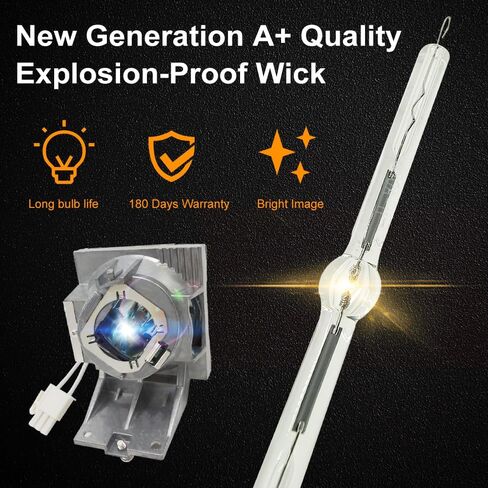 A+ Quality 5J.JKX05.001 Replacement Projector Lamp Bulb with Housing Compatible with BenQ MU613 TH585 TH685 TH685i TH685P in Saudi Arabia