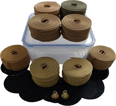 البخور الملفوف، البخور المخروطي، بخور الشلال، أعواد الروائح، خشب الصندل، البخور الصيني، يستخدم مع مبخرة البخور (48 * لافندر) in Kuwait