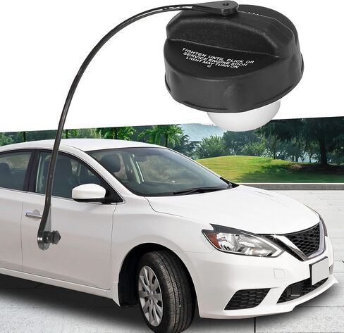 Car Engine Oil Fuel Tank Cap Filler Gas Cap Cover for Nissan Sentra 2000-2006 Black in Saudi Arabia