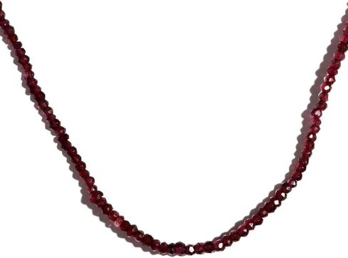 تسوق قلادة LC رودوليت من خرز العقيق وقلادة مطرزة للنساء 925 من الفضة الاسترليني المطلية بالروديوم مقاس 18 بوصة قيراط 36.1 هدايا عيد ميلاد للنساء in Kuwait