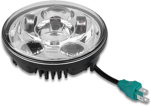 Keenso 5.75 Inch Motorcycle Headlight, Motorcycle Refit Round LED Headlight, Universal Motorcycle Headlight in Saudi Arabia