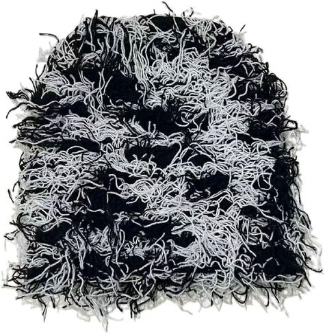 CORIRESHA Unisex Distressed Beanie Fuzzy Knitted Hat Winter Warm Outdoor Cap in Saudi Arabia